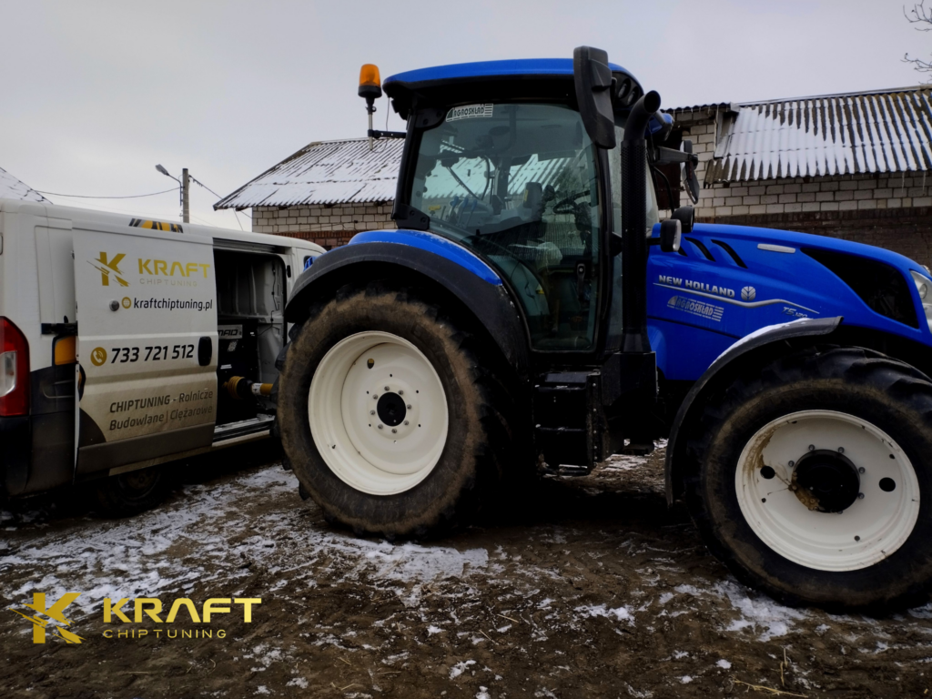 New Holland T5 120 podniesienie mocy