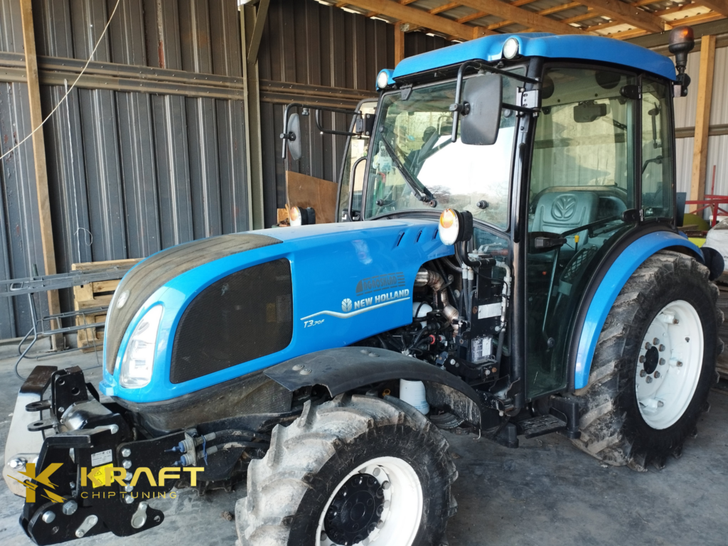 New Holland T3 70F 2.9L - dezaktywacja DPF i EGR oraz wykonanie wydechu ze stali nierdzewnej