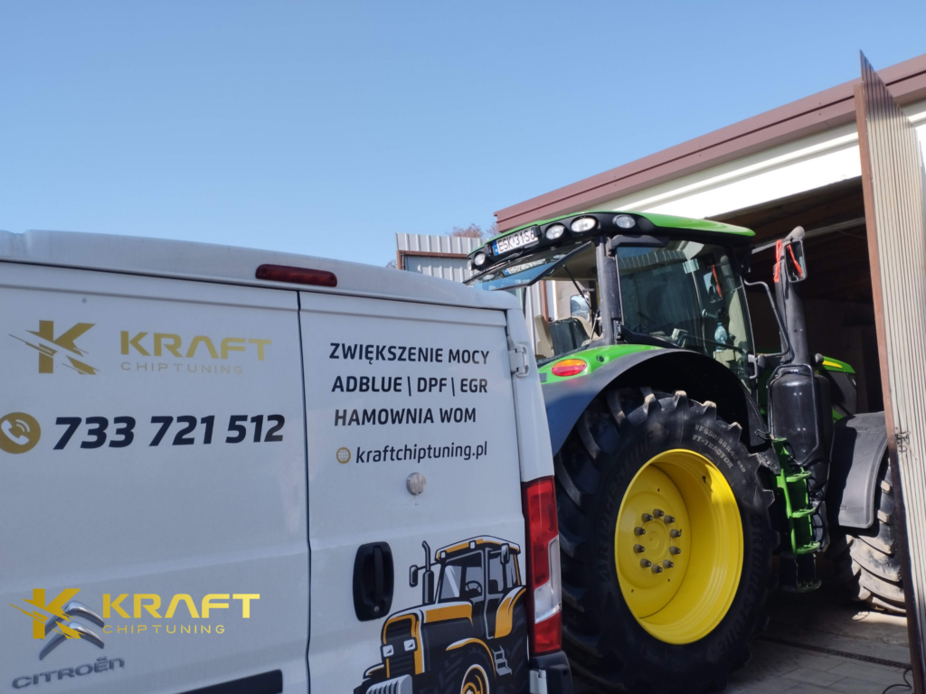 John Deere 6215R 6.8L podniesienie mocy wyłączenie AdBlue DPF EGR