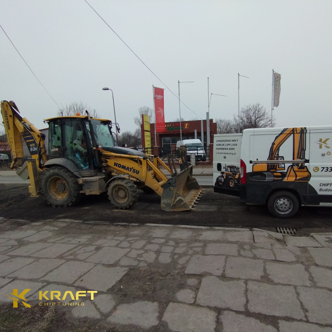 Komatsu WB93r - wyłączenie AdBlue EGR DOC