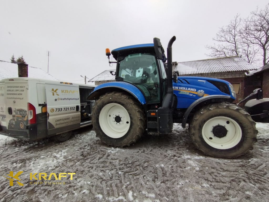 New Holland T6 145 Dynamic Command 4.5L - podniesienie mocy