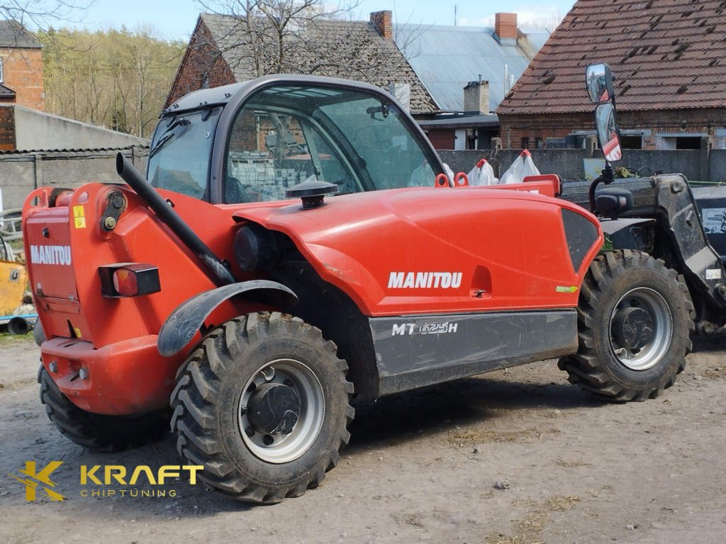 Ładowarka Manitou MT625H - wyłączenie DPF oraz EGR