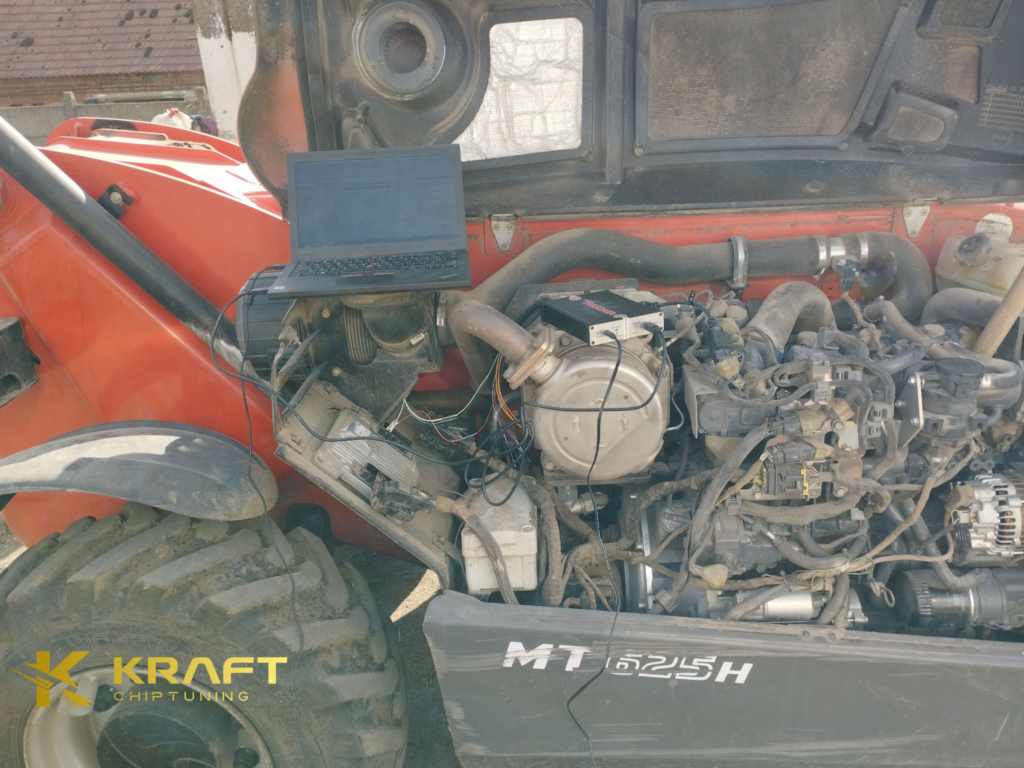 Ładowarka Manitou MT625H - wyłączenie DPF oraz EGR
