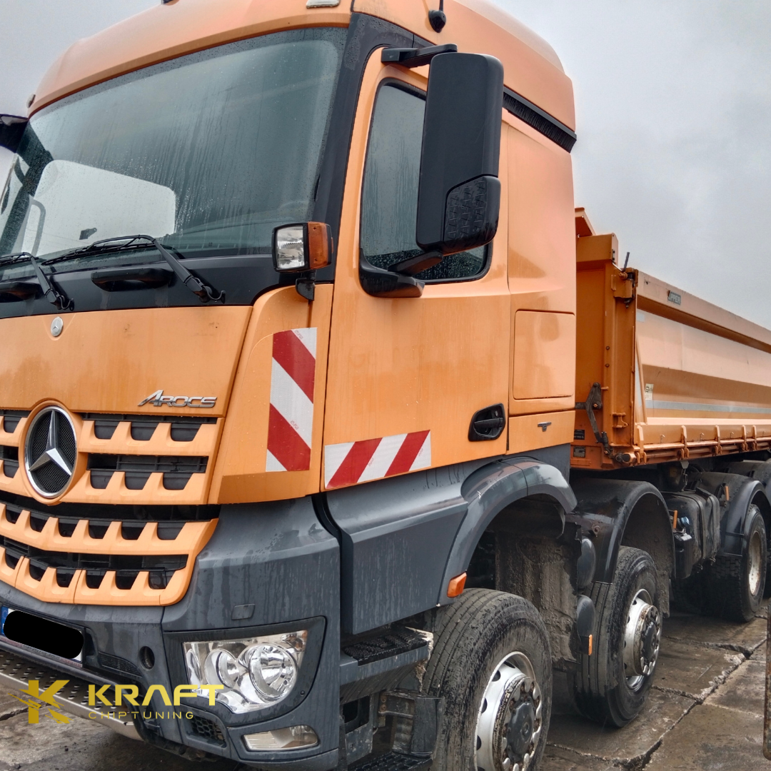 Mercedes Arocs 4145 2018r - podniesienie mocy wyłączenie AdBlue / EGR / DPF