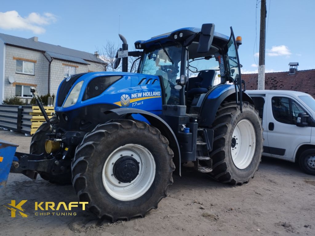 New Holland T7 165S 6.7 litra - podniesienie mocy