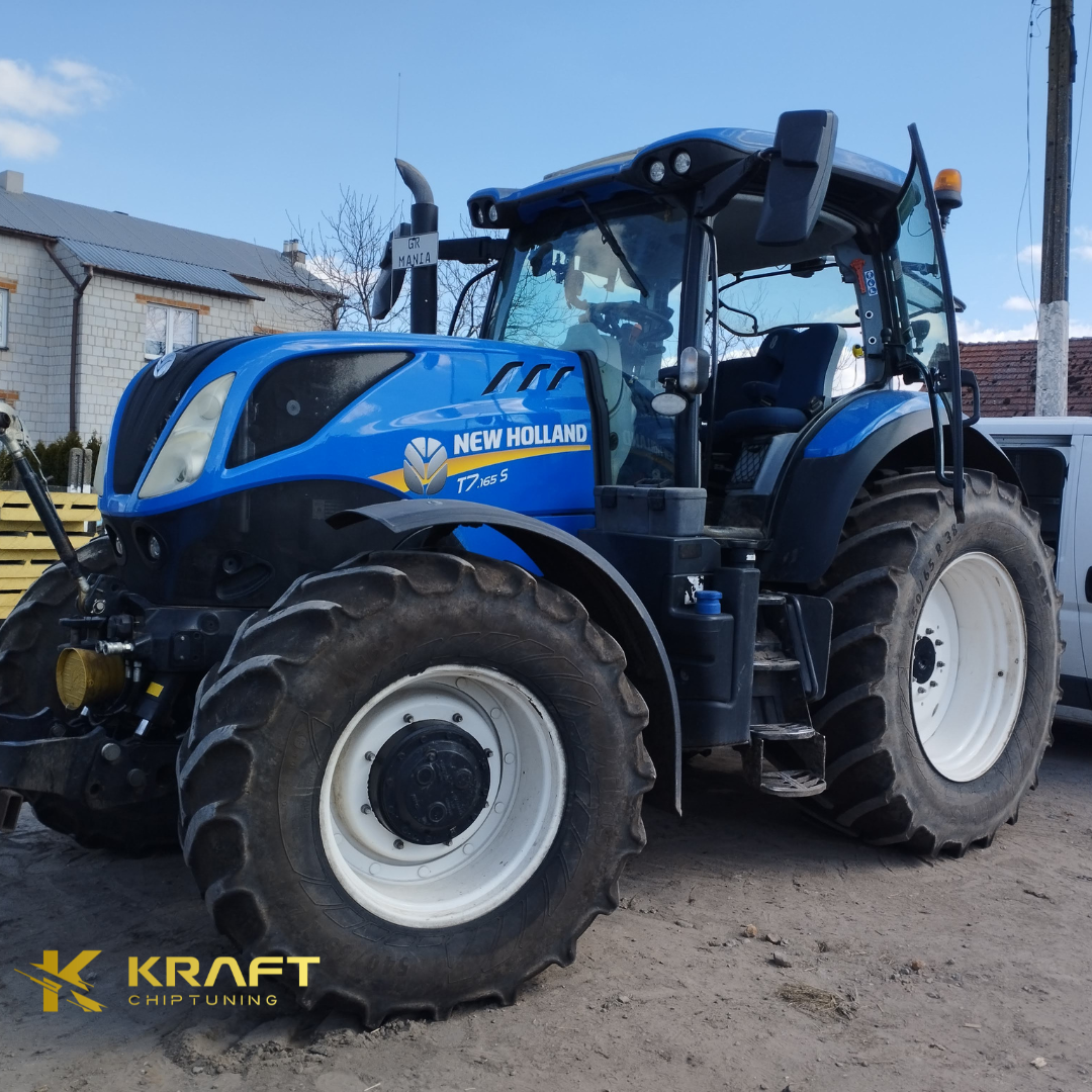New Holland T7 165S 6.7 litra - podniesienie mocy