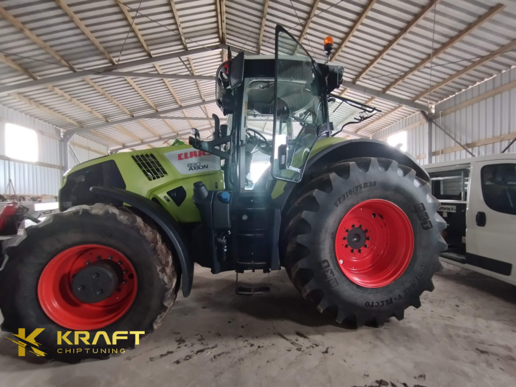 Claas Axion 830 6.7 litra FPT - podniesienie mocy oraz wyłączenie AdBlue