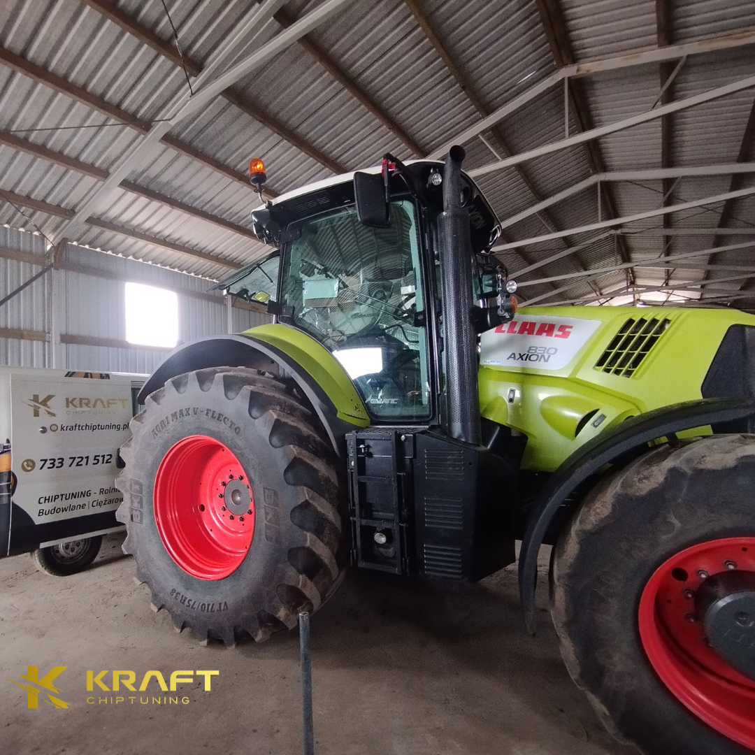 Claas Axion 830 6.7 litra FPT - podniesienie mocy oraz wyłączenie AdBlue