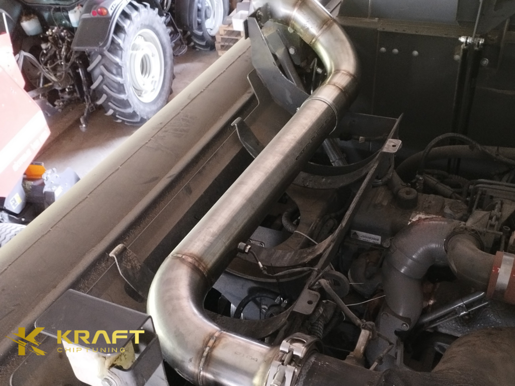 FENDT 6335C 8.4 Litra - podniesienie mocy, wyłączenie AdBlue z wykonaniem wydechu ze stali nierdzewnej