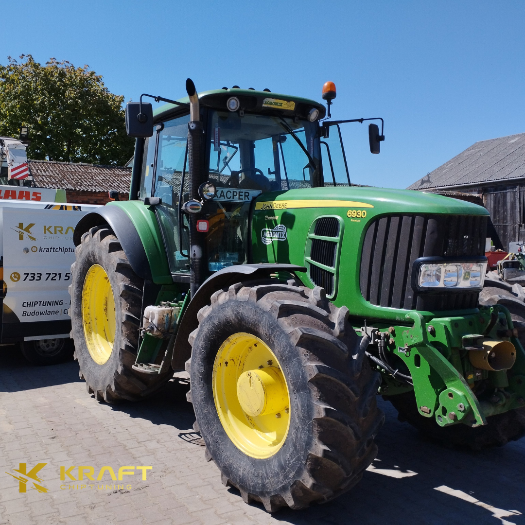 John Deere 6930 Premium - podniesienie mocy, wyłączenie EGR
