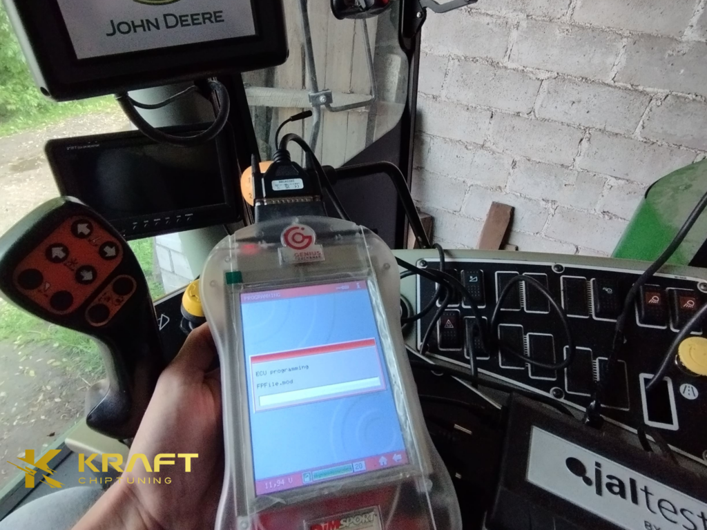 John Deere W440 - diagnostyka oraz poprawa wyłączenia AdBlue