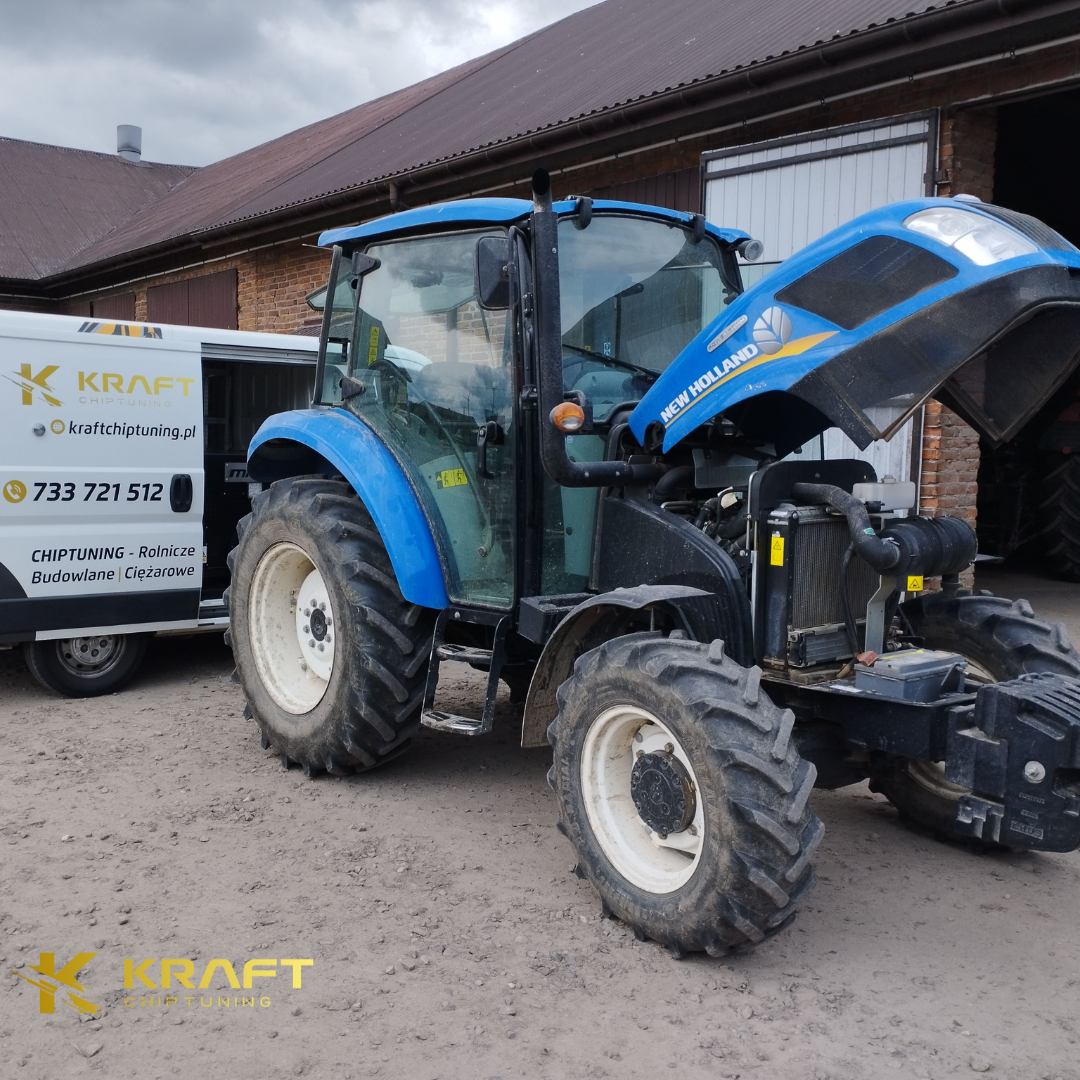 New Holland T4 65- podniesienie mocy na pompie mechanicznej