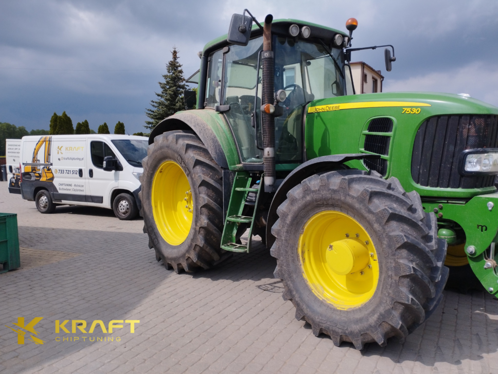 John Deere 7530 Premium - weryfikacja oprogramowania, przywrócenie do serii oraz wyłączenie EGR