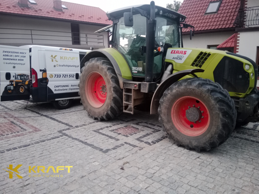 CLAAS Arion 620 6.8 litra - podniesienie mocy