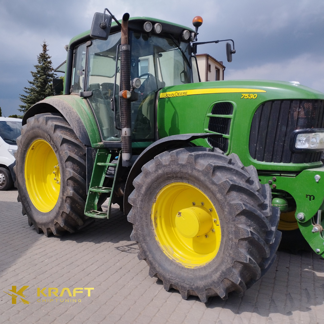 John Deere 7530 Premium - weryfikacja oprogramowania, przywrócenie do serii oraz wyłączenie EGR