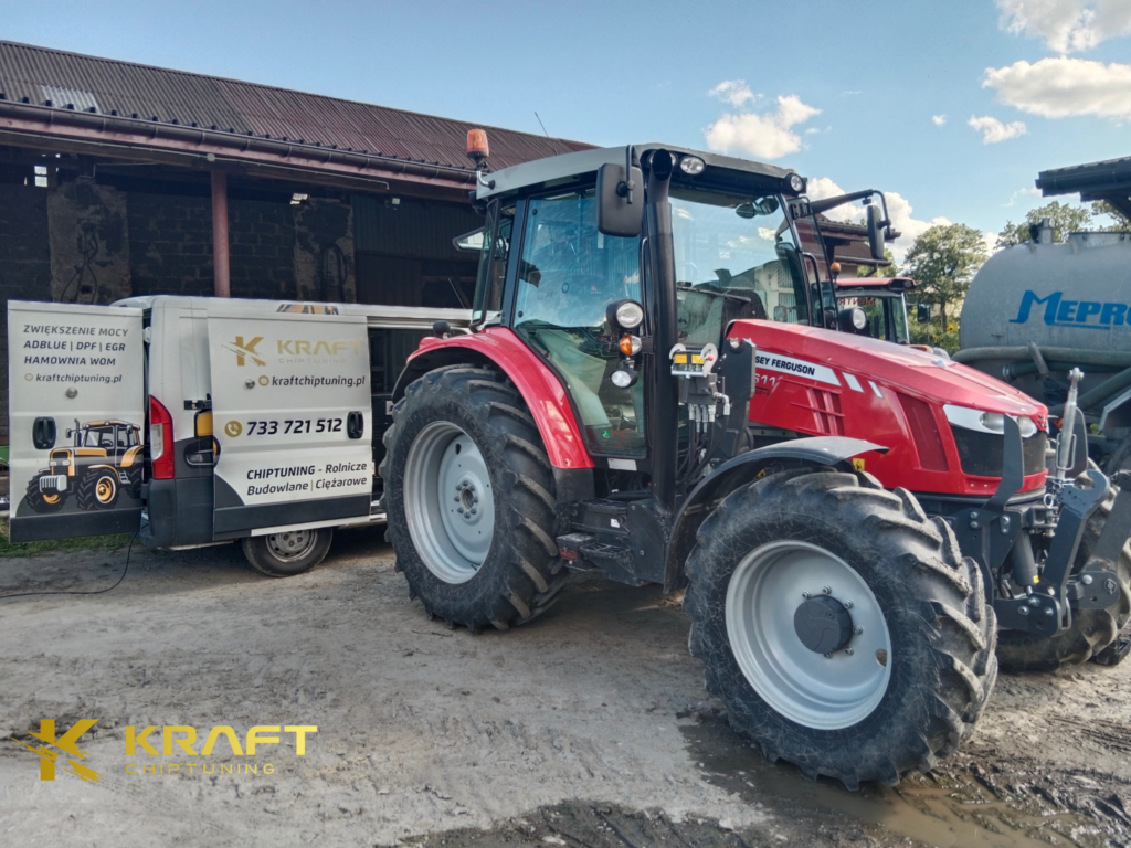Massey Ferguson 5611 4.4L SISU - większa moc, wyłączenie AdBlue