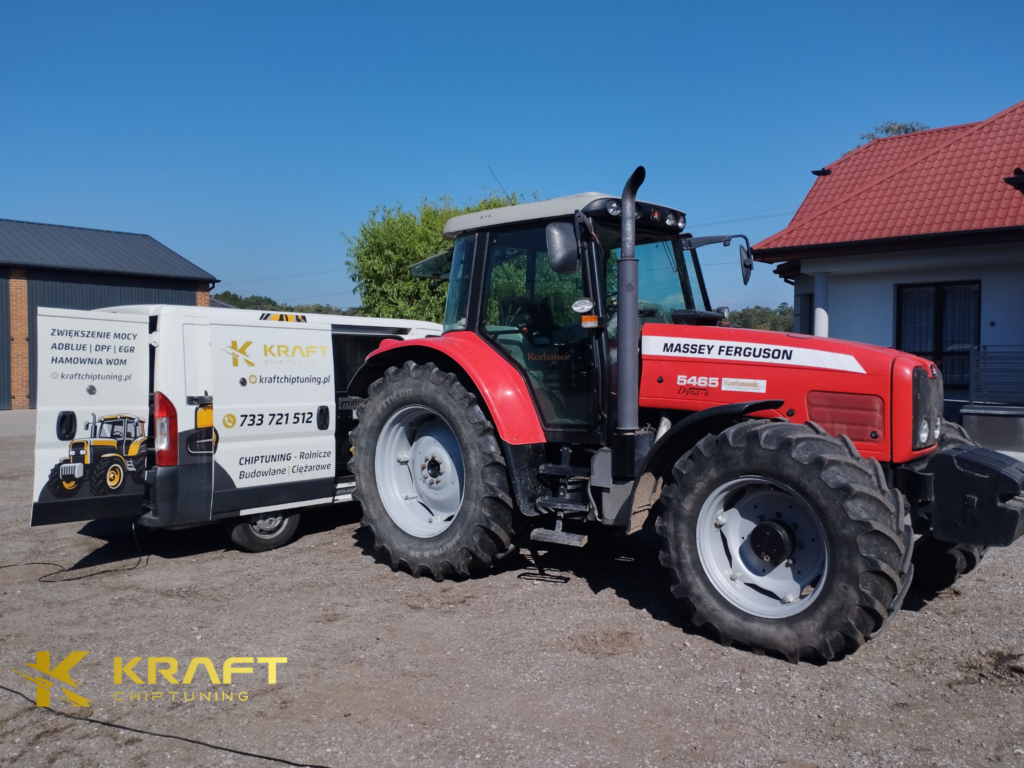 Massey Ferguson 5465 6.0 litra Perkins - podniesienie mocy