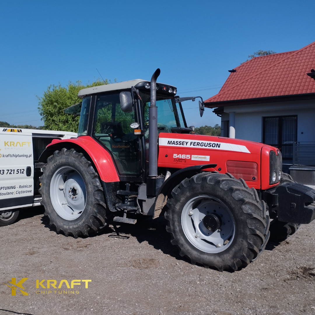 Massey Ferguson 5465 6.0 litra Perkins - podniesienie mocy