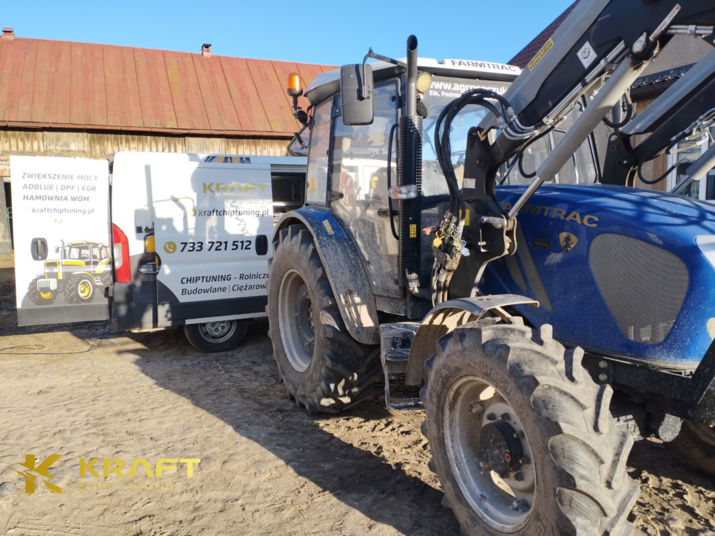 FARMTRAC 680 DTN King 3.7 litra - podniesienie mocy oraz wyłączenie zaworu EGR