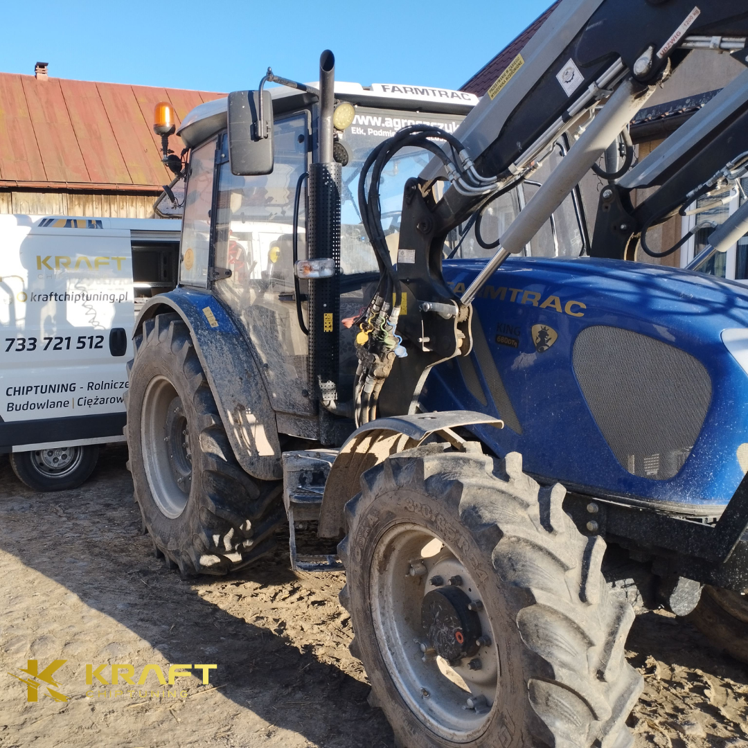 FARMTRAC 680 DTN King 3.7 litra - podniesienie mocy oraz wyłączenie zaworu EGR