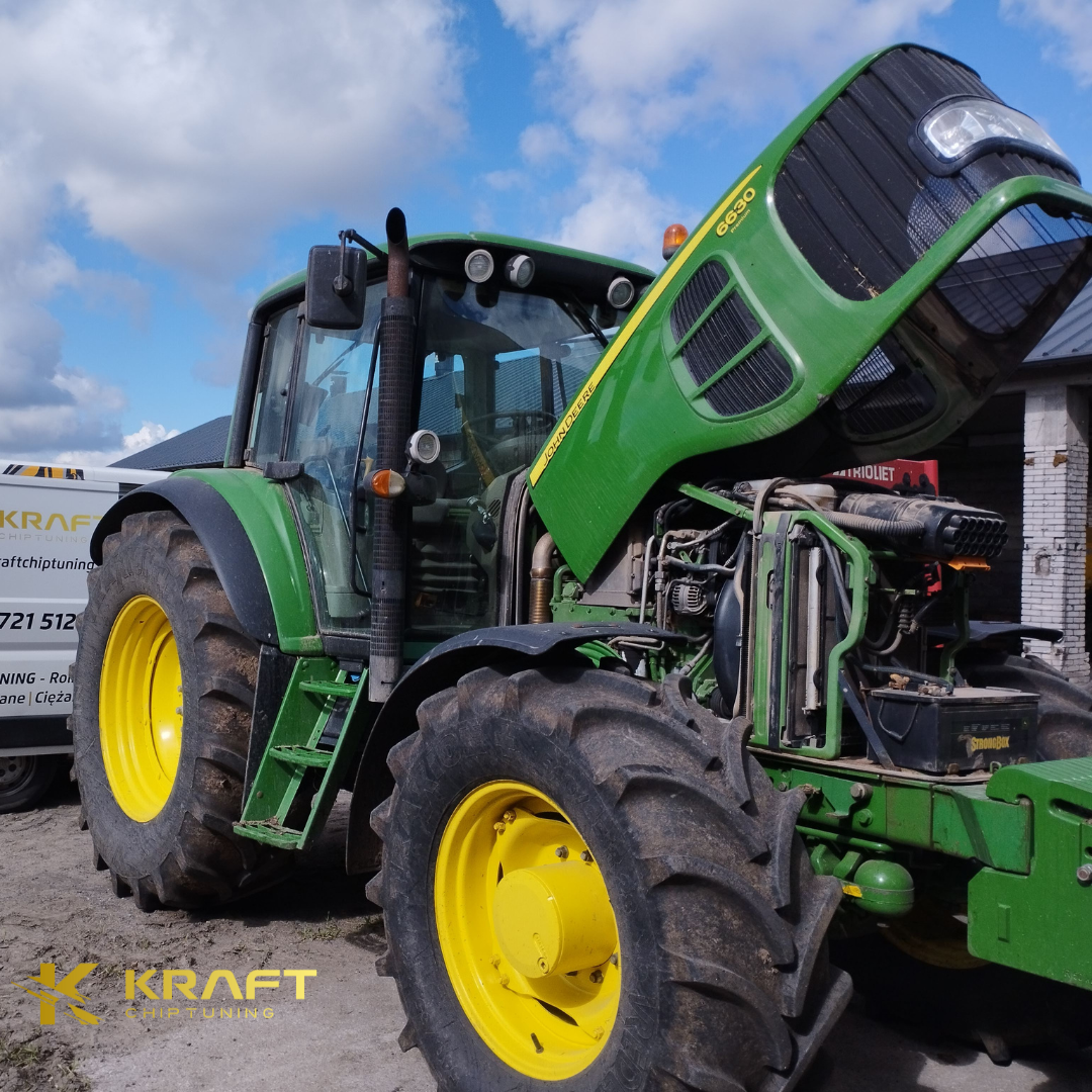 John Deere 6630 Premium 6.8 litra - podniesienie mocy