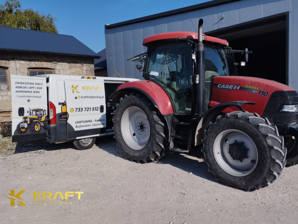 Case Maxxum 110 4.5 litra - podniesienie mocy na pompie mechanicznej