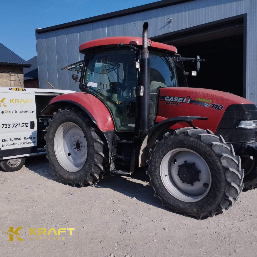 Case Maxxum 110 4.5 litra - podniesienie mocy na pompie mechanicznej