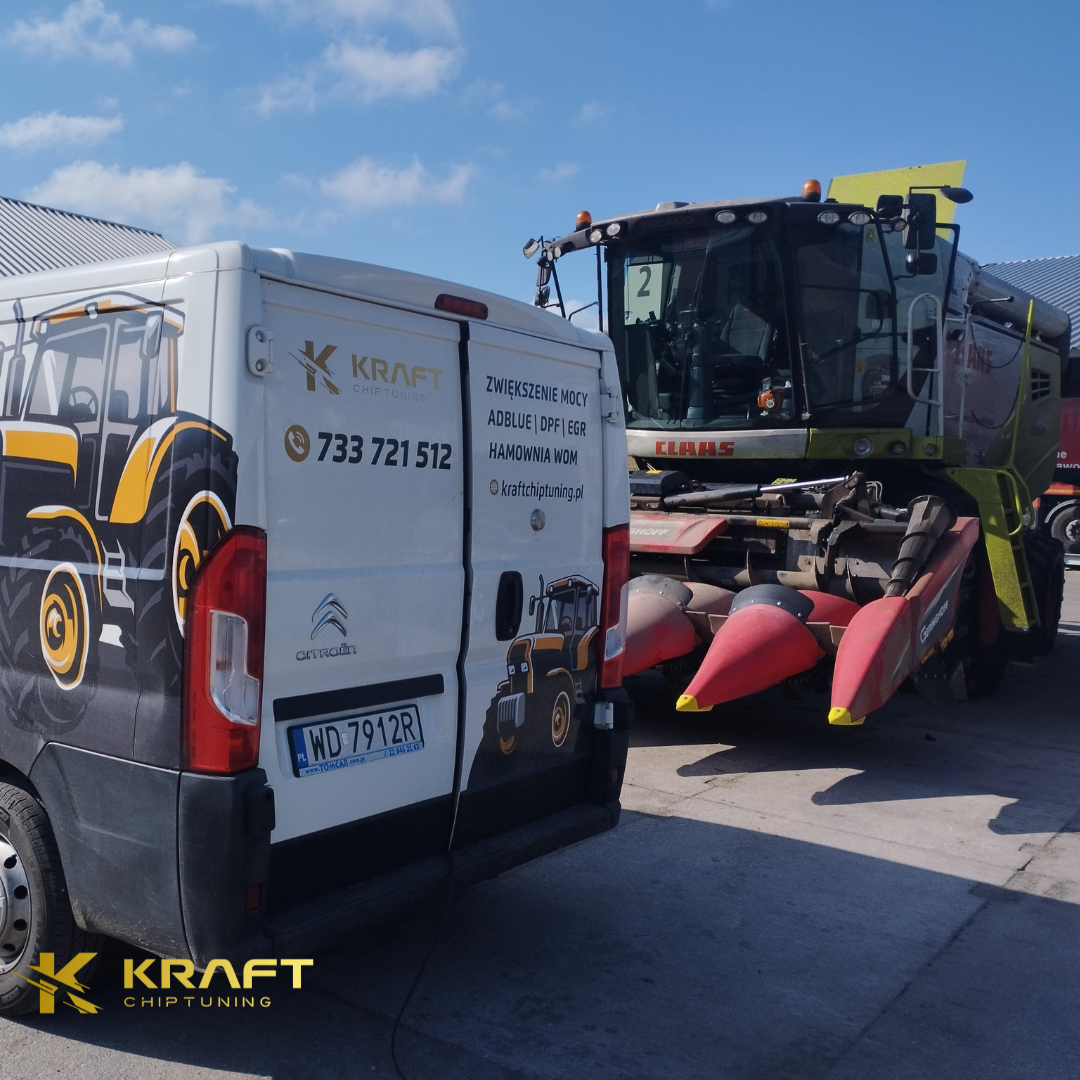 CLAAS Tucano 440 7.7 Litra 2021r - podniesienie mocy, wyłączenie AdBlue, DPF , EGR