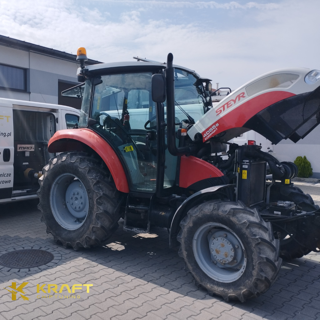 Steyr 4055 Kompakt S 3.2 litra - podniesienie mocy na pompie mechanicznej