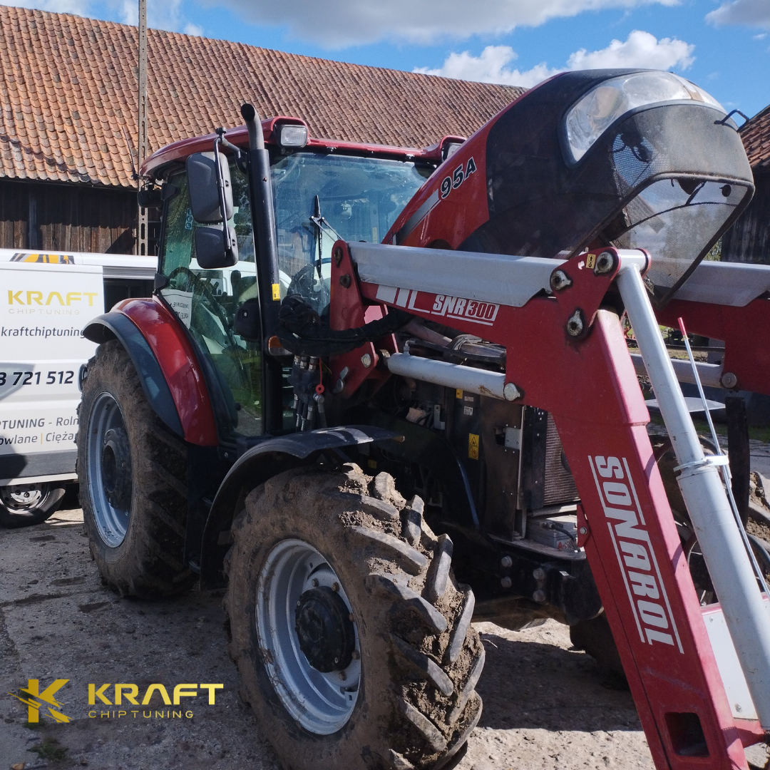 CASE Farmall 95A 3.4 litra - podniesienie mocy