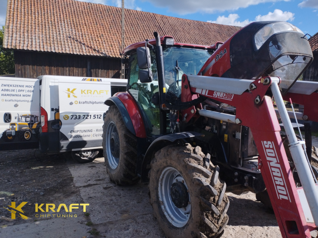 CASE Farmall 95A 3.4 litra - podniesienie mocy