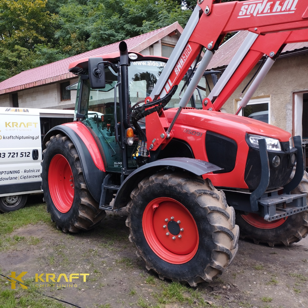 Kubota M5091 3.8 litra - podniesienie mocy, wyłączenie AdBlue / EGR / DPF
