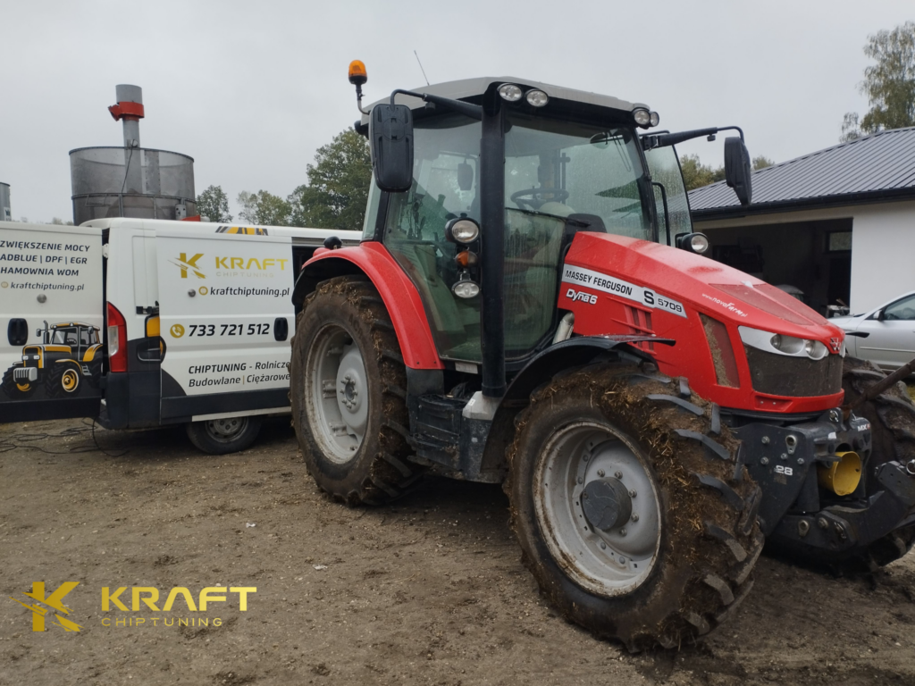 Massey Ferguson 5709S 4.4 litra SISU - podniesienie mocy