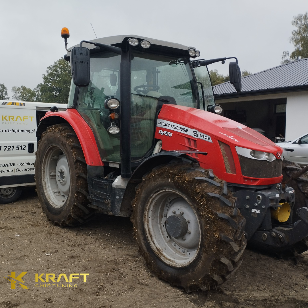 Massey Ferguson 5709S 4.4 litra SISU - podniesienie mocy