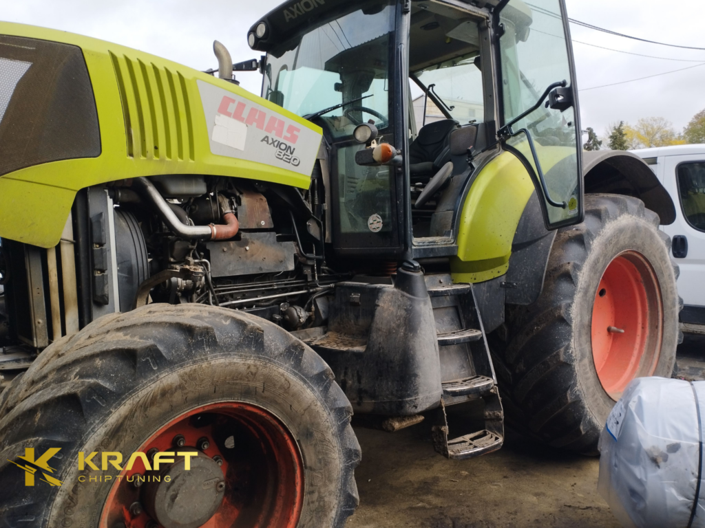 CLAAS AXION 820 podniesienie mocy EGR
