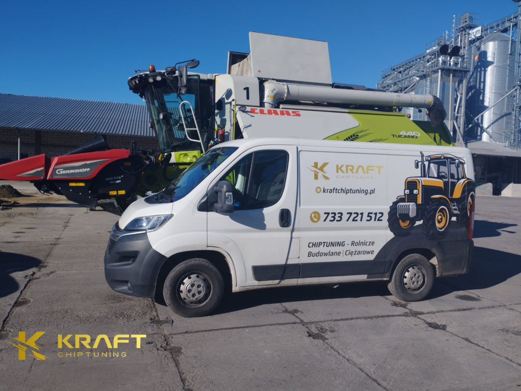 CLAAS Tucano 440 7.7 Litra - podniesienie mocy, wyłączenie EGR