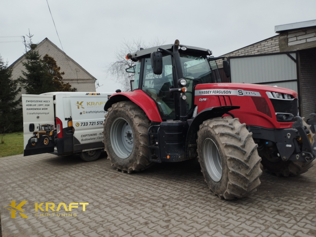 Massey Ferguson 7715S 6.6 litra SISU - podniesienie mocy, wyłączenie AdBlue