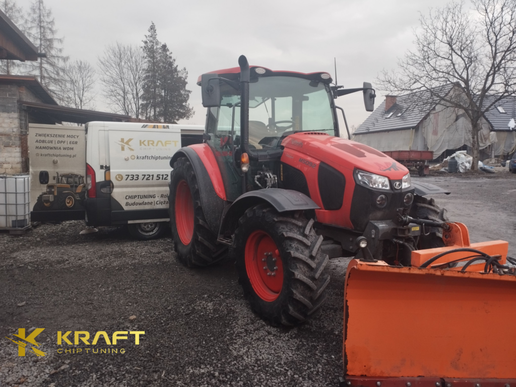 Kubota M5092 3.8 litra - podniesienie mocy, wyłączenie AdBlue / EGR / DPF