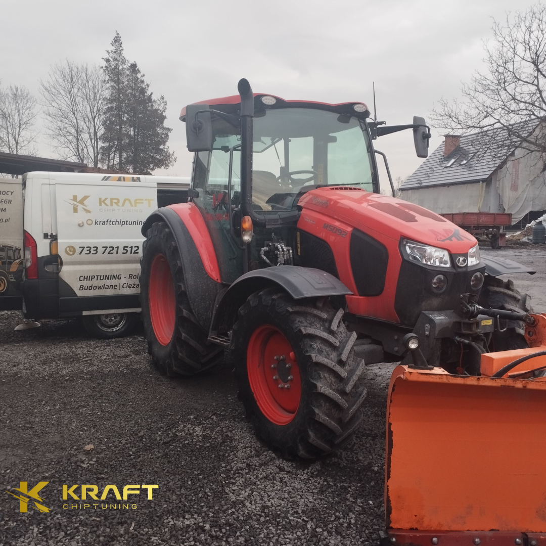 Kubota M5092 3.8 litra - podniesienie mocy, wyłączenie AdBlue / EGR / DPF