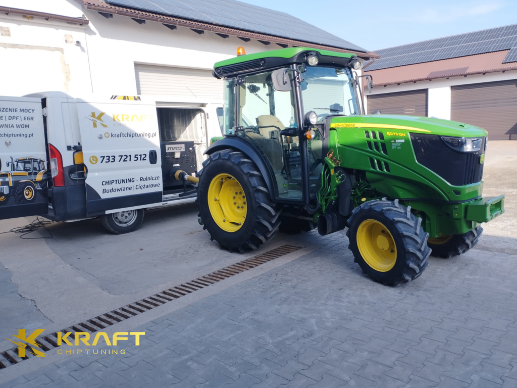 John Deere 5075GN 3.4 litra FPT - podniesienie mocy