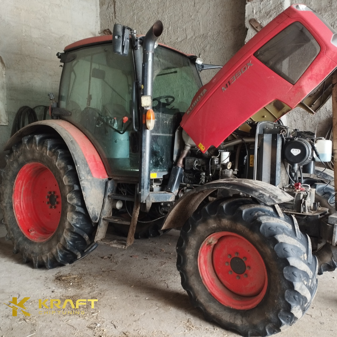 KUBOTA M135GX 6.1 litra - wyłączenie DPF