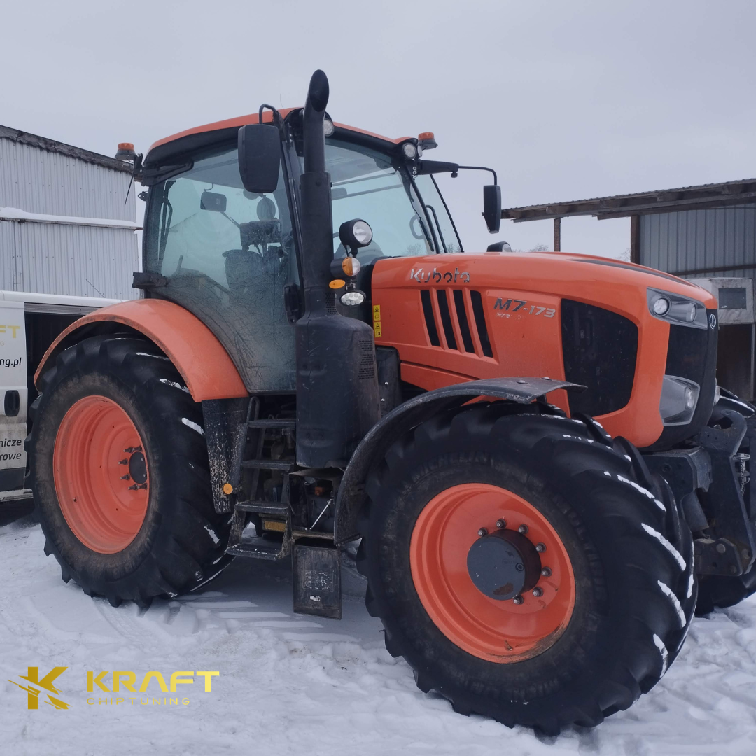 Kubota M7173 6.1 litra - podniesienie mocy