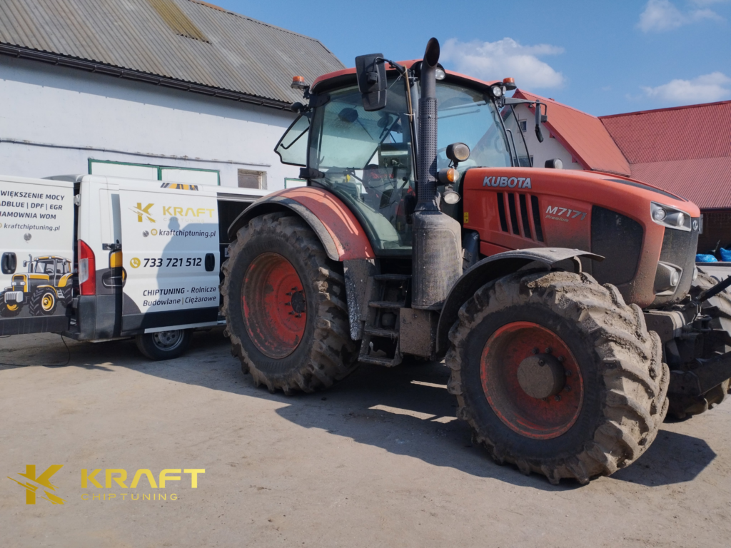 KUBOTA M7 171 6.1 litra - podniesienie mocy wyłączenie AdBlue DPF