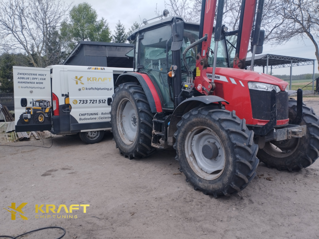 Massey Ferguson 5710 4.4 litra - podniesienie mocy, wyłączenie AdBlue