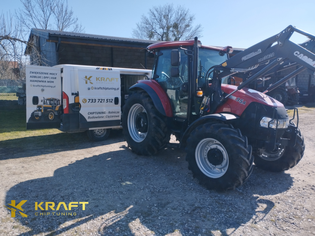 CASE Farmall 95A 3.4 litra - podniesienie mocy, wyłączenie EGR oraz DPF