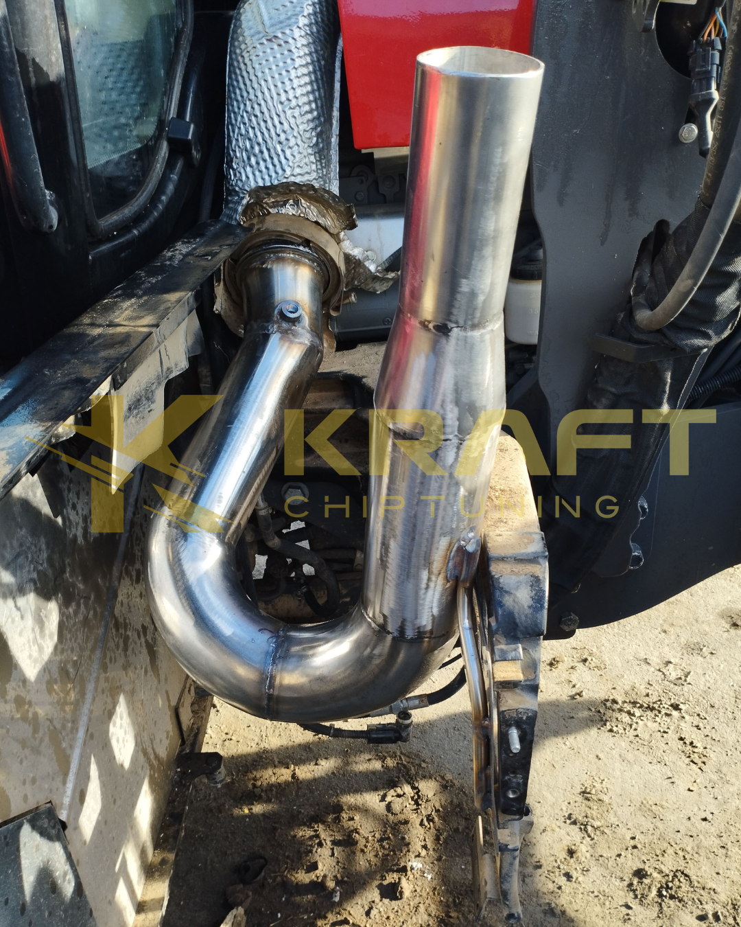 Wydech nierdzewny Massey Ferguson 7700S 7S SISU