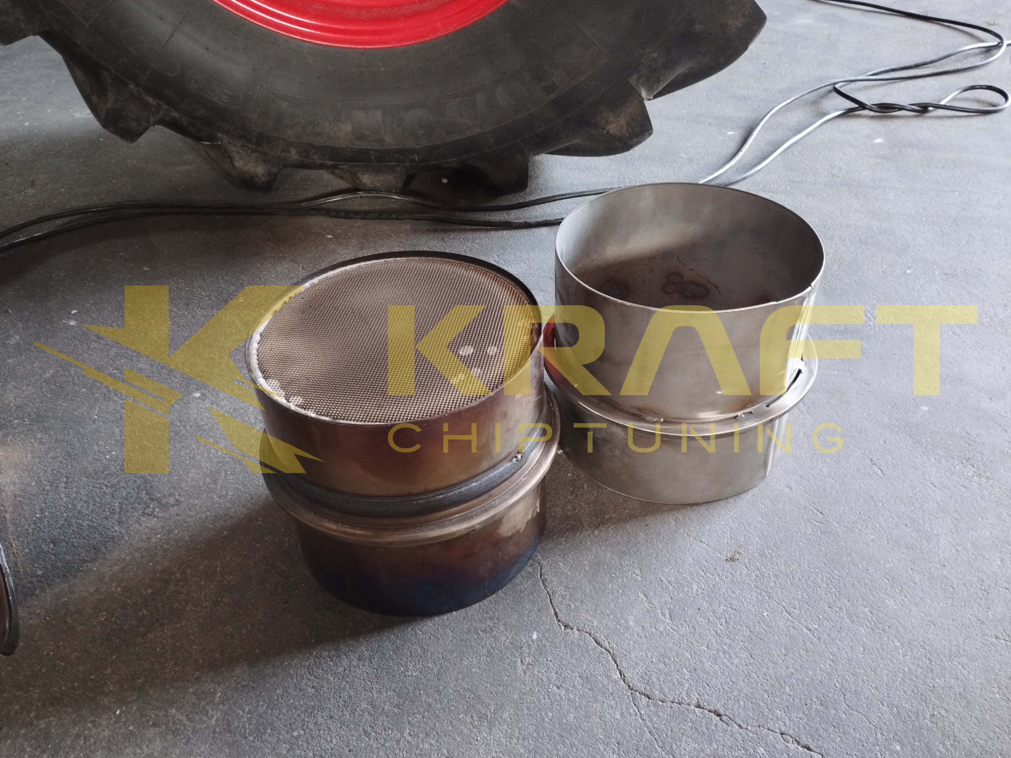 Wydech zamiast DPF FENDT 310-314 Vario SISU 4.4 litra Stage V